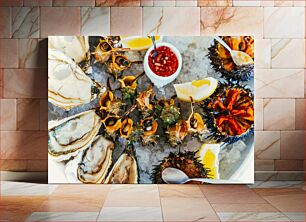 Πίνακας, Exquisite Seafood Platter Εκλεκτή πιατέλα με θαλασσινά