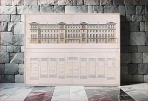 Πίνακας, Facade and Ground Plan of a Terrace of Houses