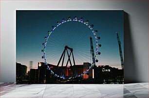 Πίνακας, Ferris Wheel at Dusk Ρόδα λούνα παρκ στο σούρουπο