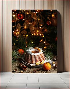 Πίνακας, Festive Holiday Cake Γιορτινή τούρτα