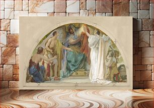 Πίνακας, Firm Belief--Truth, Boldness, Self-Reliance (study for over-door, Old Senate Office Building), Louis Schaettle