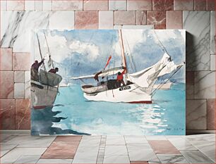 Πίνακας, Fishing Boats, Key West (1903) by Winslow Homer