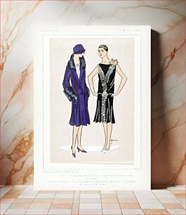 Πίνακας, Flapper dresses (1923) published in Très Parisie