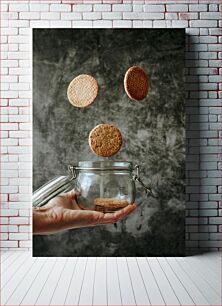 Πίνακας, Floating Cookies Πλωτά μπισκότα