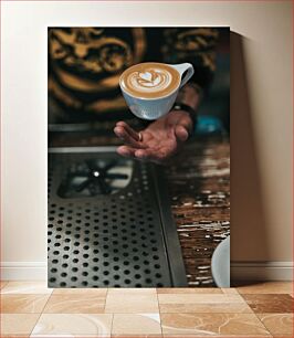 Πίνακας, Floating Cup of Coffee Πλωτό Φλιτζάνι Καφέ