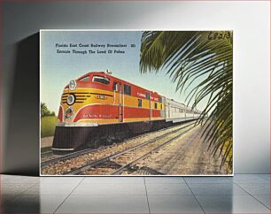 Πίνακας, Florida East Coast Railway Streamliner enroute through the land of palms