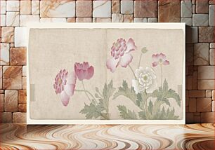 Πίνακας, Flower Painting during late 18th century by Mianyi