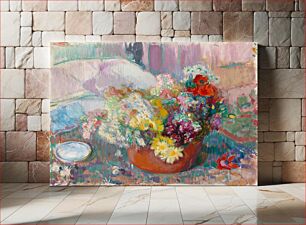 Πίνακας, Flowers (1912-1913) vintage painting by Magnus Enckell