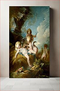 Πίνακας, François Boucher - The Cherub Harvesters - BF.1988.5 - Museum of Fine Arts