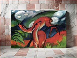 Πίνακας, Franz Marc's Red Deer II (1912)