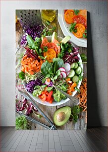 Πίνακας, Fresh Vegetable Salad Σαλάτα φρέσκων λαχανικών