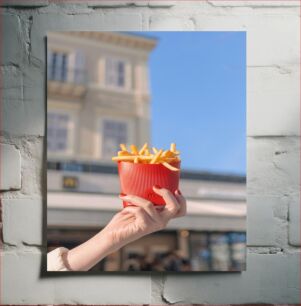 Πίνακας, Fries in the City Τηγανητά στην πόλη