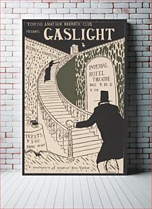 Πίνακας, Gaslight presented by Tokyo Amateur Dramatic Club by Patrick Hamilton. Imperial Hotel Theatre, Dec. 9, 10, 11, 8 p.m