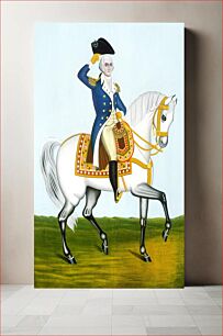 Πίνακας, General Washington on a White Charger (835) by American 19th Century