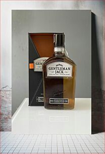 Πίνακας, Gentleman Jack Whiskey Bottle with Box Τζέντλεμαν Τζακ Μπουκάλι Ουίσκι με Κουτί