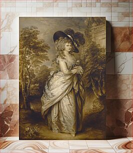 Πίνακας, Georgiana, Duchess of Devonshire (ca. 1787–1796) by Gainsborough Dupont