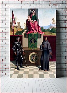 Πίνακας, Giorgione's Madonna and Child between St. Francis and St. Nicasius (Castelfranco Madonna) (1505)