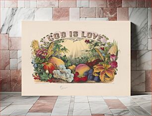 Πίνακας, God is love (1874) by Currier & Ives