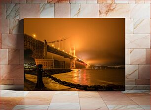 Πίνακας, Golden Gate Bridge at Night Golden Gate Bridge τη νύχτα