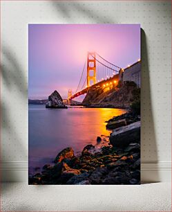 Πίνακας, Golden Gate Bridge at Sunset Golden Gate Bridge στο ηλιοβασίλεμα