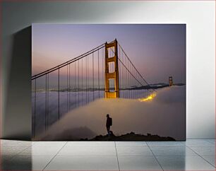 Πίνακας, Golden Gate Bridge at Sunset Golden Gate Bridge στο ηλιοβασίλεμα