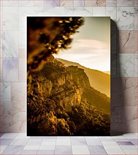 Πίνακας, Golden Hour in the Mountains Χρυσή Ώρα στα Βουνά