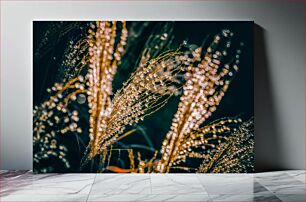 Πίνακας, Golden Plants in Focus Χρυσά φυτά στο επίκεντρο