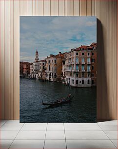 Πίνακας, Gondola on a Venetian Canal Γόνδολα σε Ενετικό Κανάλι