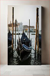 Πίνακας, Gondolas in Venice Γόνδολες στη Βενετία