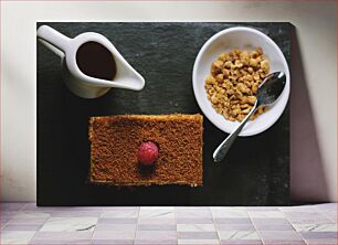 Πίνακας, Gourmet Dessert Arrangement Γκουρμέ σύνθεση επιδόρπιου