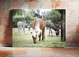 Πίνακας, Grazing Animals in the Field Ζώα που βόσκουν στο χωράφι