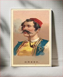 Πίνακας, Greek, from World's Smokers series (N33) for Allen & Ginter Cigarettes, issued by Allen & Ginter