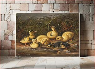 Πίνακας, Group of ducklings