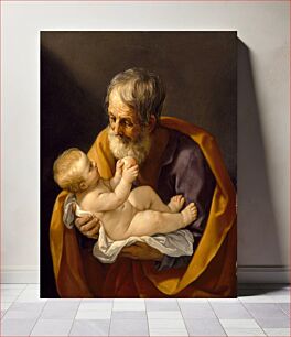 Πίνακας, Guido Reni - Saint Joseph and the Christ Child