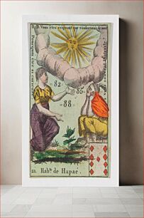 Πίνακας, Hab.t de Hapae from Playing Cards (for Quartets) 'Costumes des Peuples Étrangers'