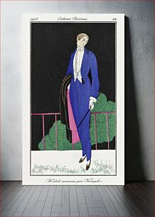 Πίνακας, Habit nouveau par Kriegck (1913) by Charles Martin, published in Journal des Dames et des Modes. Origin