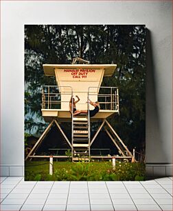 Πίνακας, Hanalei Pavilion Off Duty Hanalei Pavilion Off Duty