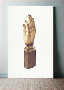 Πίνακας, Hand Glove Advertisement (ca. 1938) by Robert Calvin