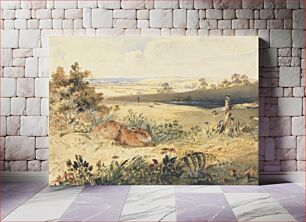 Πίνακας, Hare in a Landscape