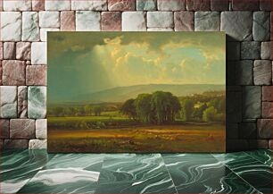 Πίνακας, Harvest Scene in the Delaware Valley (1867) by George Inness