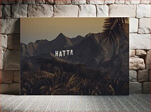 Πίνακας, Hatta Mountain Landscape Ορεινό τοπίο Hatta