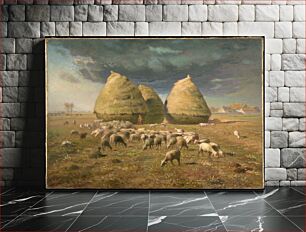 Πίνακας, Haystacks: Autumn by Jean-François Millet