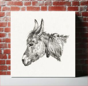 Πίνακας, Head of a donkey (1818) by Jean Bernard (1775-1883)