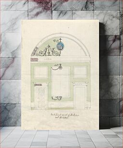 Πίνακας, Headfort House, Ireland: Elevation of One End of the Parlor