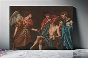 Πίνακας, Healing of blind tobias, Matthias Stomer