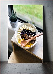 Πίνακας, Healthy Breakfast Bowl Υγιεινό μπολ πρωινού