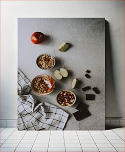 Πίνακας, Healthy Breakfast Setup Ρύθμιση υγιεινού πρωινού