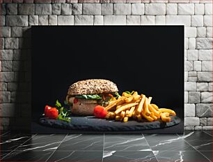 Πίνακας, Healthy Burger and Fries Healthy Burger and Fries