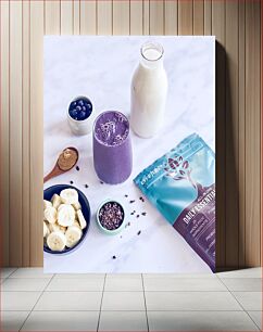 Πίνακας, Healthy Smoothie Ingredients Υγιεινά συστατικά Smoothie