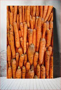 Πίνακας, Heap of Fresh Carrots Σωρός από φρέσκα καρότα